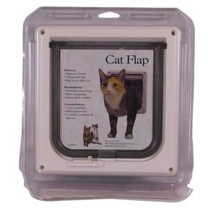 Cat Flap door By Pet Safe Magnetic Cat/Sm Dog Door With Lock Made In USA HG9-182
